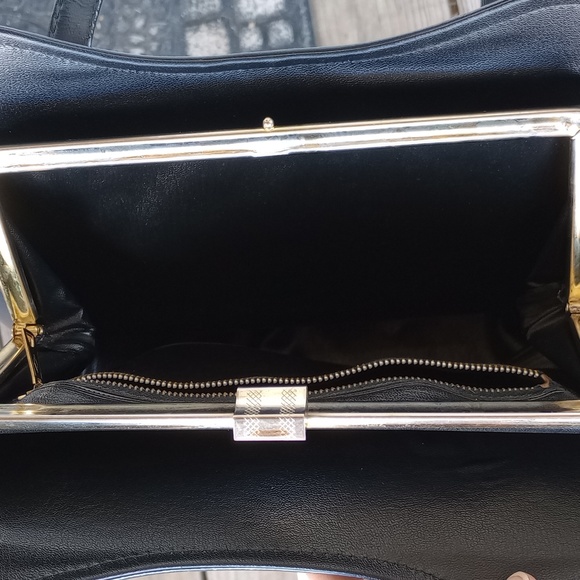 Navy blue handbag - Picture 3 of 8
